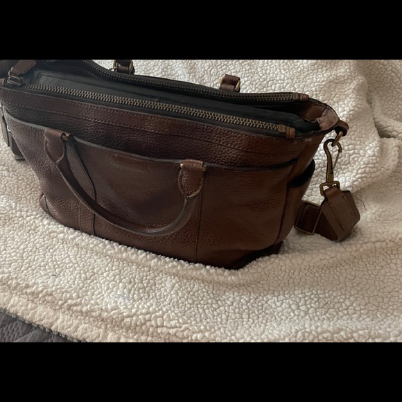 Brown Coach soft side briefcase - Picture 2 of 3
